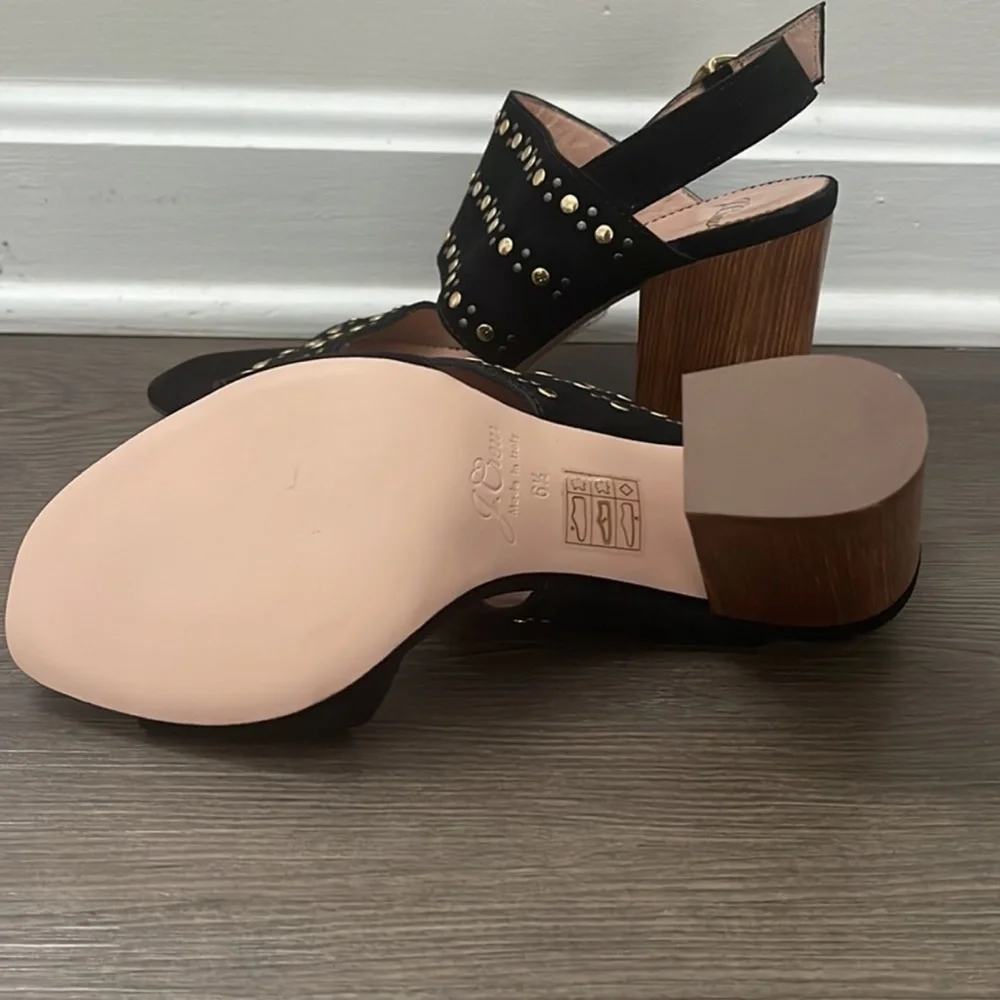 J.Crew Stella Heels in Studded Suede NEW